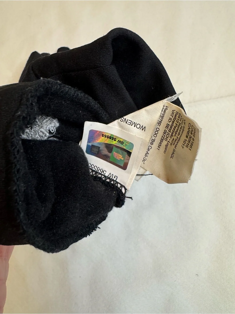 The North Face Women's S Black Etip Recycled Touchscreen Grip Fleece Gloves